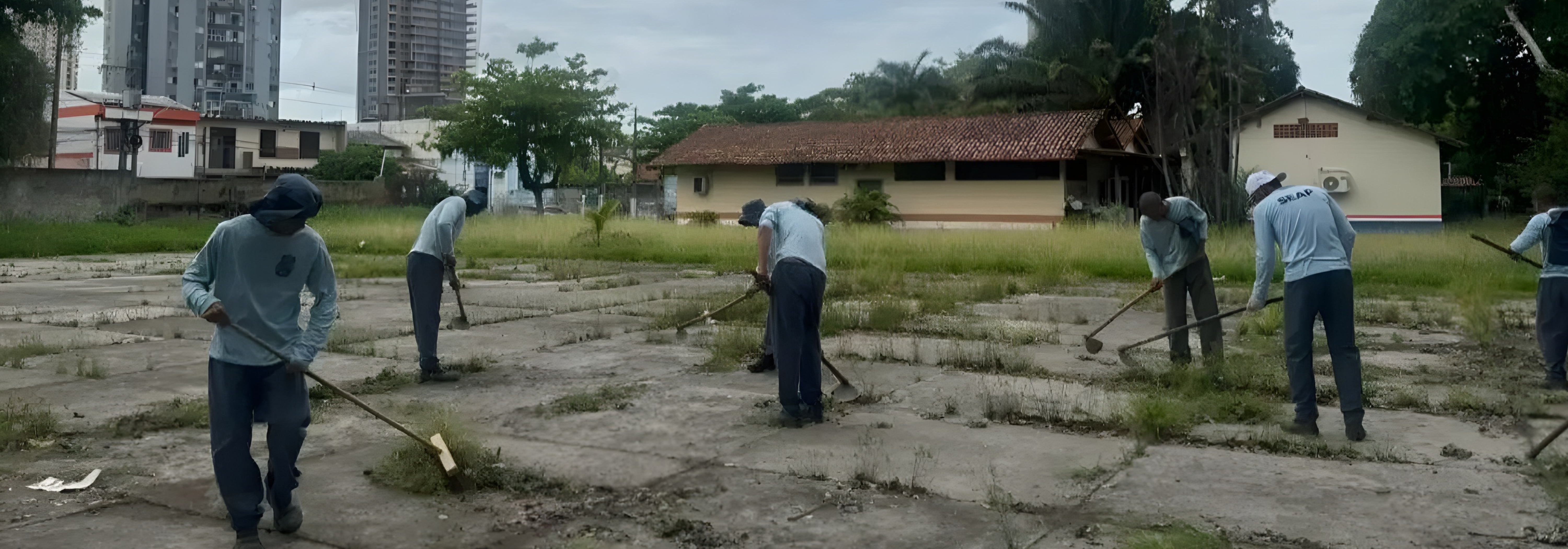 Seduc inicia projeto-piloto de limpeza de escolas estaduais no período de férias escolares