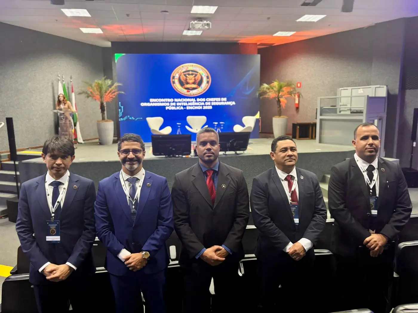 Em Brasília (DF), representantes das forças de segurança do Pará no Encontro Nacional de Inteligência até esta quarta-feira (3)