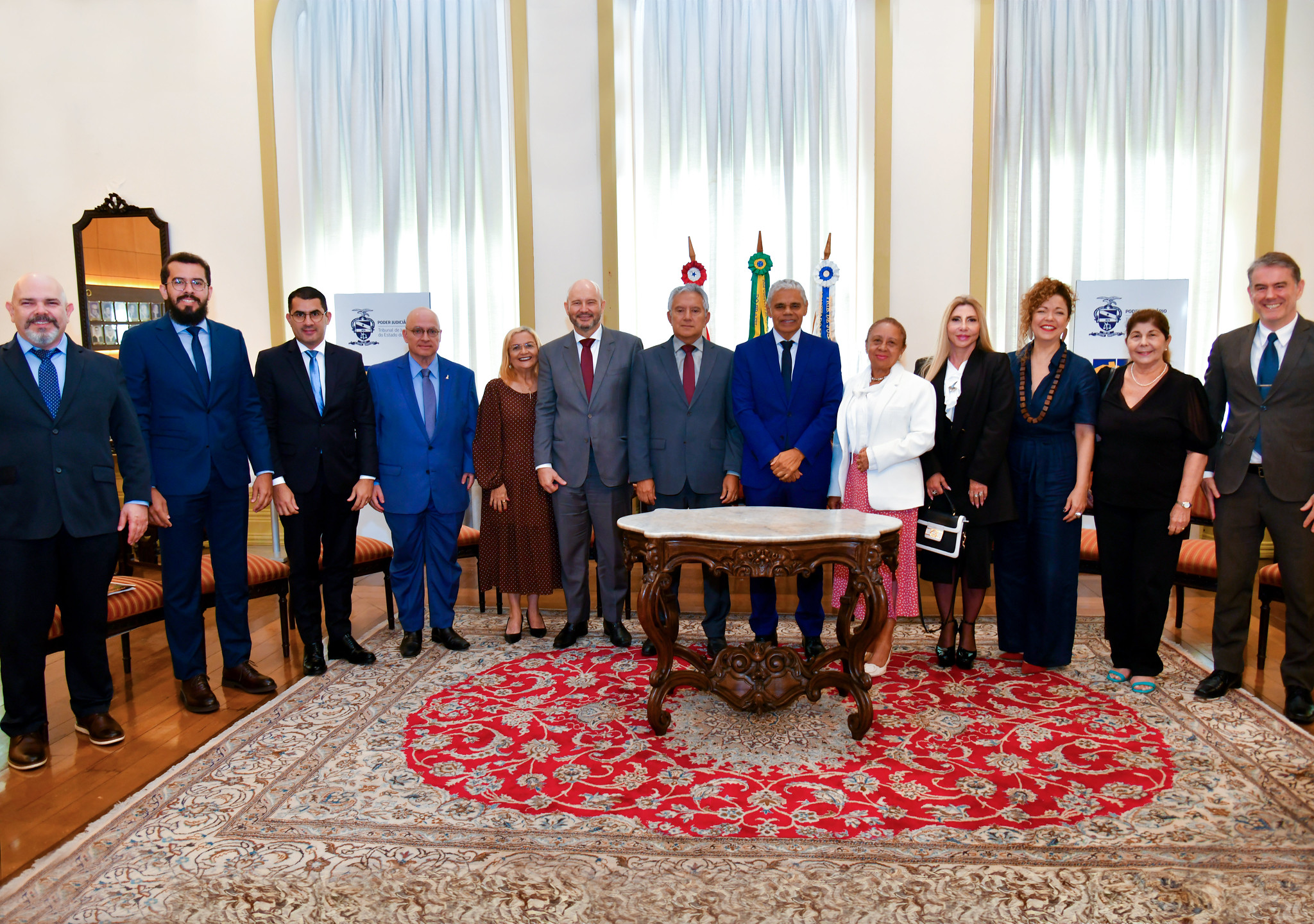 Evento de formalização do Termo de Fomento para renovação do projeto Sons de Liberdade, na sede do TJPA, em Belém