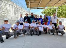 Internos da Seap recebem certificação do curso profissionalizante de pedreiro